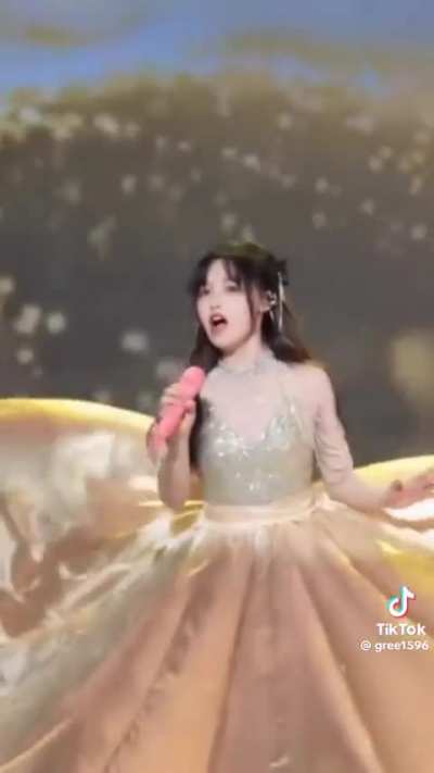 A chinese Operatic Soprano attempting Diva Dance’s climax