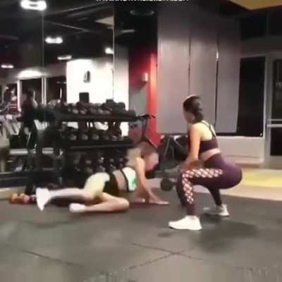Is this how you hit on girls at the gym?