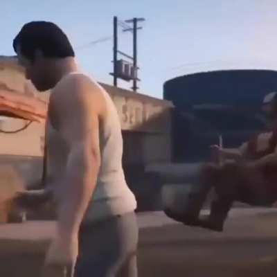 Trevor's invisible helicopter does not last beyond the cutscene