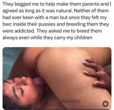 They don&rsquo;t want me to ever stop breeding them 😈