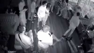 Abrupt chaos at a party
