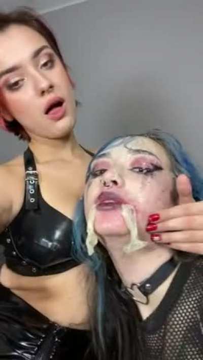 She loves sperm so I feed her