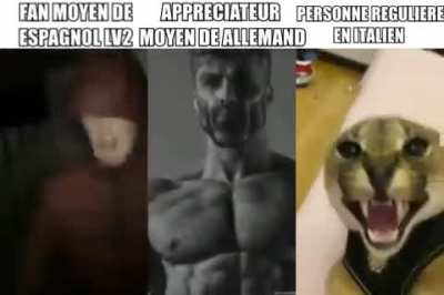 L&eacute; kopain je v enrt&eacute; en 4e je prennd koi komm langu LV2 svp g peur 😰😰😰😰