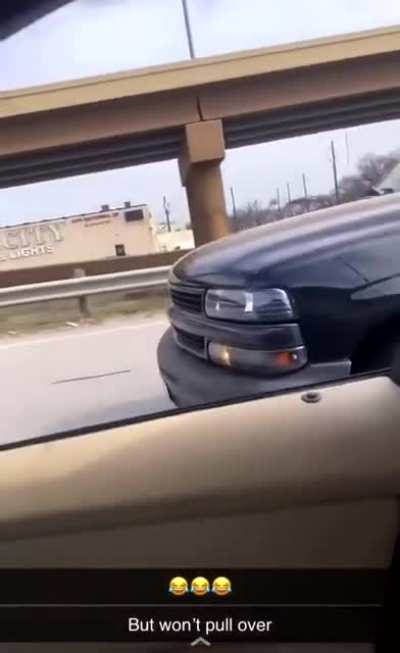 Man yells racist stuff about the wall on I-635 in Dallas.