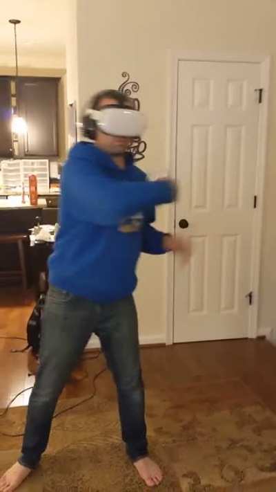 My GF Narrated my Wholesome Game of Pistol Whip While I Wasn't Listening...