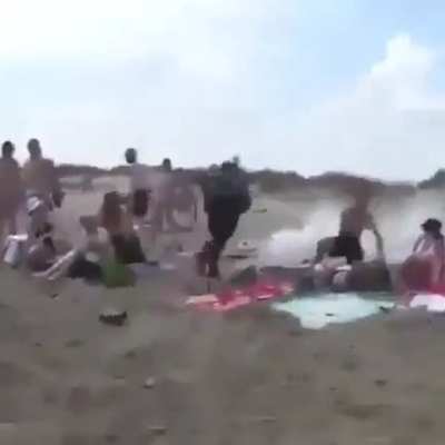 Irrational madness at the beach