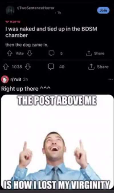 The post above me
