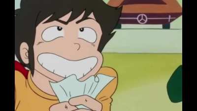 Urusei Yatsura but it’s just Ataru’s laugh