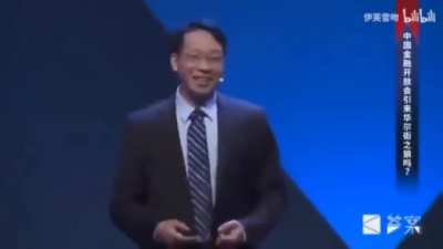 CCP guy: "China has people at the top of America's core inner circle of power and influence." I can't verify the subtitles