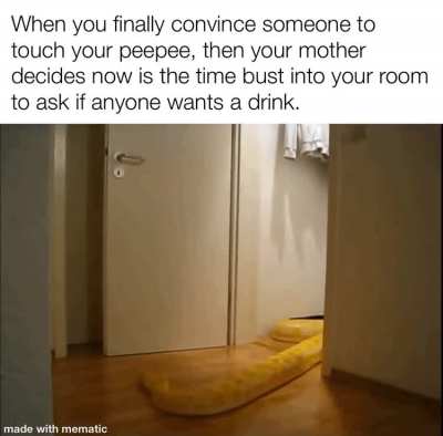 Oh god why didn&rsquo;t you knock?