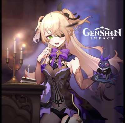 I animated Fischl's official birthday art