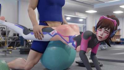 D.Va's personal training session (Bewyx)
