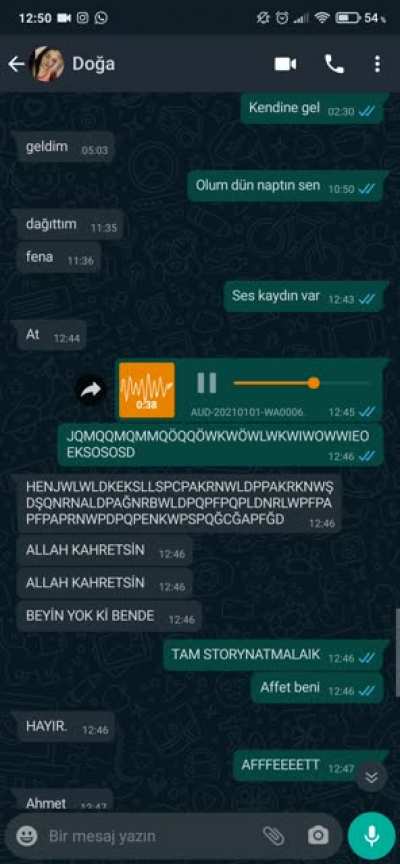 D&uuml;n korktuğum başıma geldi beyler kız kankam sarhos olup beni aradı efsane motive etmisim dimi