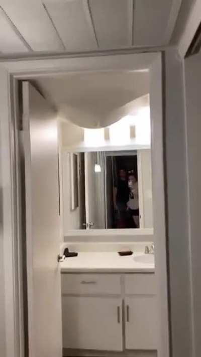Ceiling's water broke
