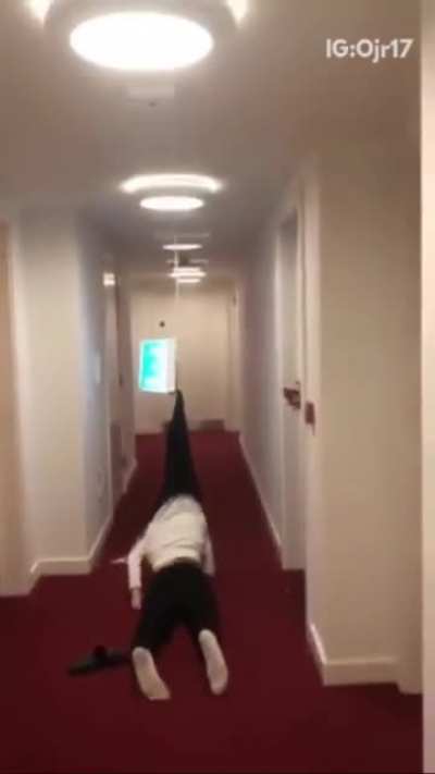 Exit sign fights back
