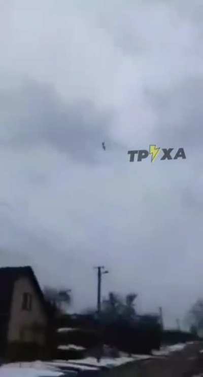 Russian cruise missile flying at an altitude of 30 meters