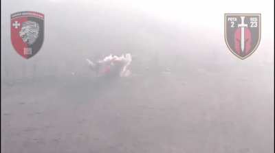 Ukrainian ground drones deliver and unload mines on Russian positions, after which remote detonation is carried out