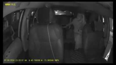 Rider paper spray the rideshare driver, for no reason