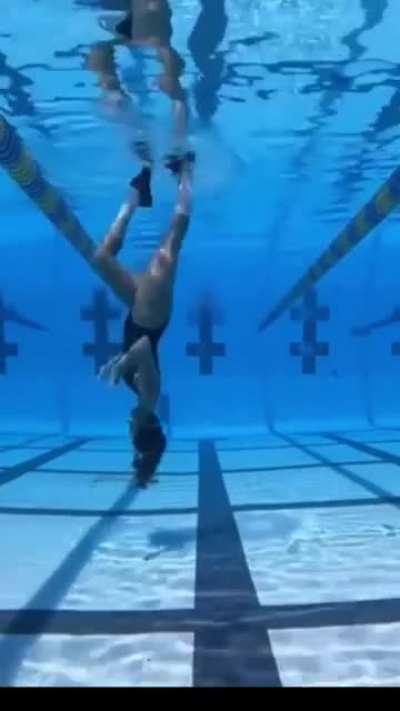 Moonwalk more like waterwalk