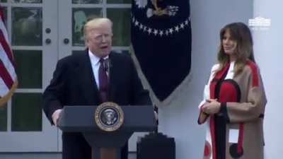 In 2018, President Trump attacked Carrots the turkey for refusing to concede he had lost the vote on the White House turkey pardon contest. "This was a fair election... unfortunately, Carrots refused to concede and demanded a recount."