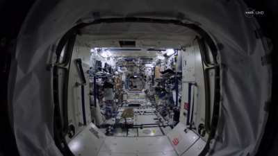 ISS fly-through