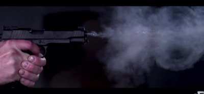 Slow motion Gun Shot