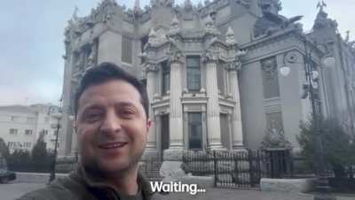 Zelensky giving off strong Omar Little vibes