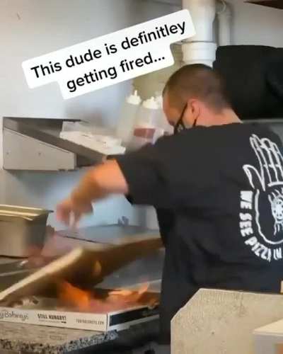 There goes that pizza
