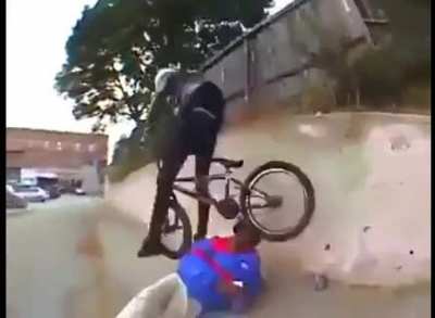 insane bmx trick will blow your mind