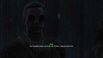 Kind of a weird time to decide to have a heart to heart conversation, Preston