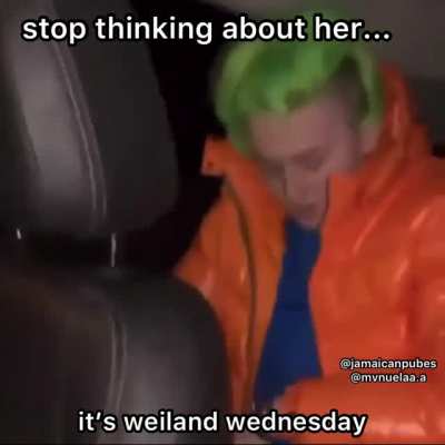 stop think about her it&rsquo;s weiland wednesday....