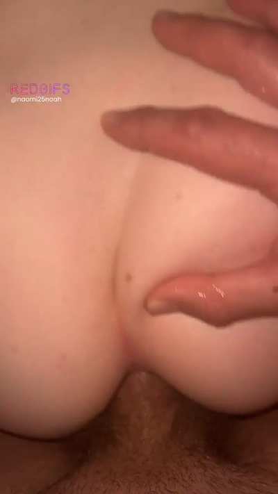 My first time taking his dick in my asshole made me cum so much