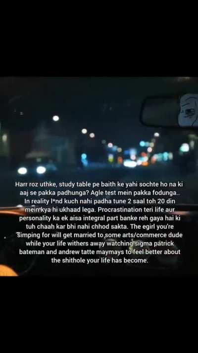 reality hits hard than motivation