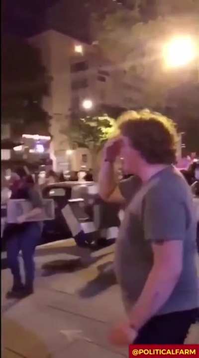 Portland protestor is having a hard time