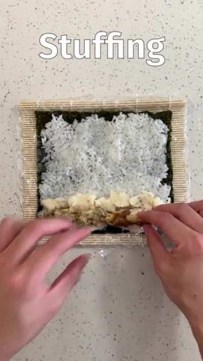 I made sushi out of my Thanksgiving leftovers (including the pie)