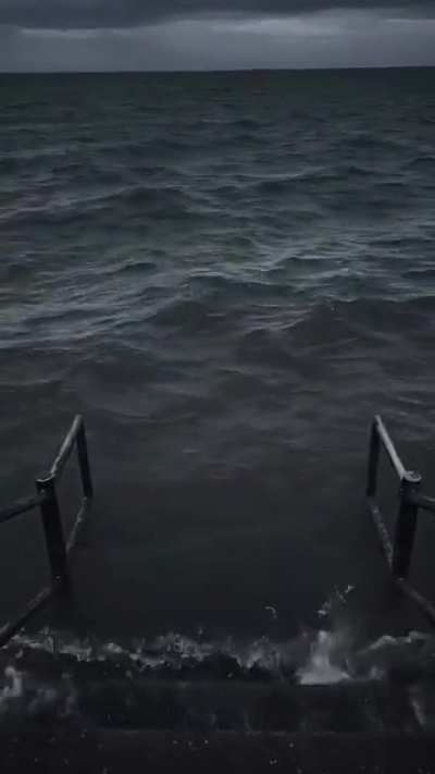 An unsettling view of Lake Ponchartain