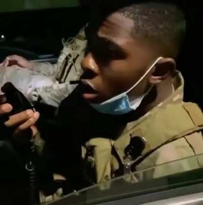 This dudes buddy fell asleep on duty and now they’re going to get chewed out because of it