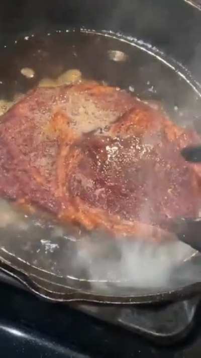 Some Texas wagyu I cooked. Sous vide at 137&deg; for 2 hours and seared it off with avocado oil. Ended it with a rosemary shallot butter baste. Came out absolutely delicious and the fat rendered perfectly !