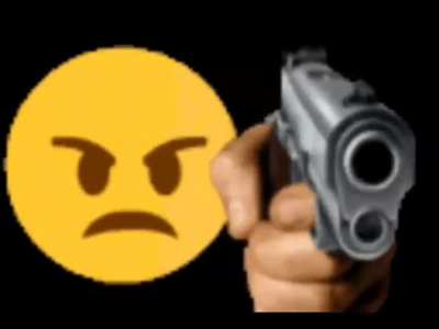 😊 ▶️ ☝️ ◀️ 👇 😡 🔫