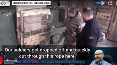 Incredibly ridiculous piece of "Russian Military Know-how" presented on the main Russian propaganda TV channel "Russia 1"
