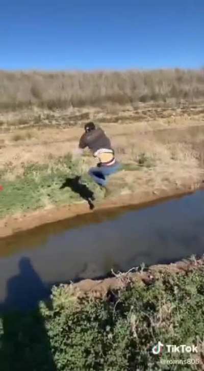 To cross a river.