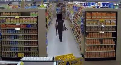 CCTV footage of the 2022 Bend, Oregon Safeway shooting that left 3 dead, including the suspect 20-year old Ethan Miller, and 2 others injured | Miller, who was reportedly obsessed with the Columbine High School shooting, died of a self-inflicted gunshot w