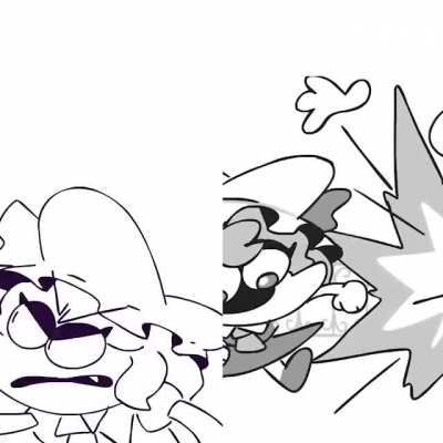 Made an "Average Fan VS Average Enjoyer" template from Sr Pelo's Touhou EoSD animation