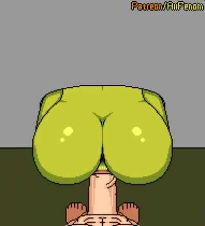 Ass in a wall.