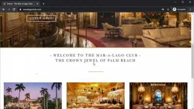 There's a link to 123movies on the Mar-a-Lago Club website. If you zoom in, it's a hyperlink that clearly says "123 movies" and "123MOVIES". Looks like Trump is one of us?