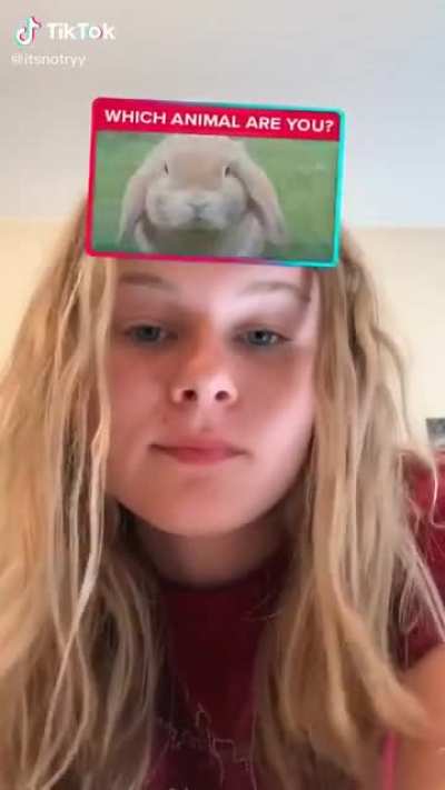 She proved the filter right, ngl