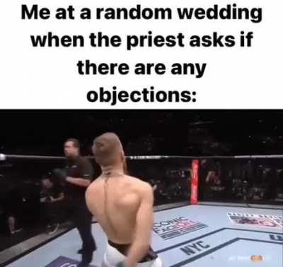 What actually happens if you object at a wedding?