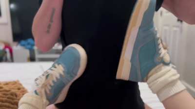 I love when he can’t even wait to get my shoes off ;)