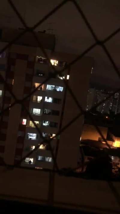 my neighbors singing together late at night, someone crossed the line on alcohol