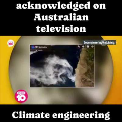🤯 Chemtrails Acknowledged on Australian Television - Geoengineering aka Weather Modification
